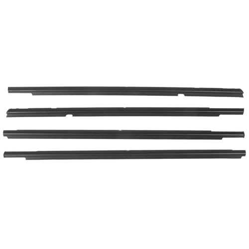 Autotür Dichtungsstreifen 4 Stücke Für Mitsubishi Für Lancer 2008-2017 Autofenster Weatherstrip Autotürform Ziergurt Äußere Fensterdichtgurt Dichtungsstreifen Fensterdichtungen