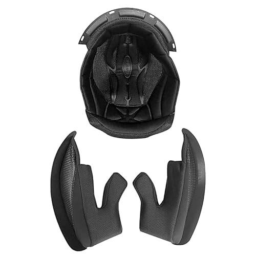 Westt Motorrad Helmpolster Helmunterlage Helm Pads für Modell Cross X Motorradhelm Klapphelm Integralhelm S/M/L/XL