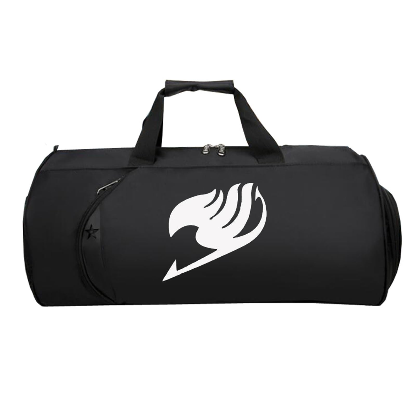 Fai-ry TA-il HandgepäCk Tasche, Faltbare Reisetasche Handgepäck Flugzeug, Reisetasche Weekendertasche füR Damen Herren Flugzeug(Black 3)