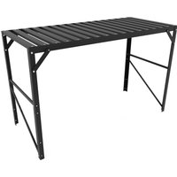 Vitavia pflanztisch für gewächshäuser, schwarz, 120 x 52 x 76 cm