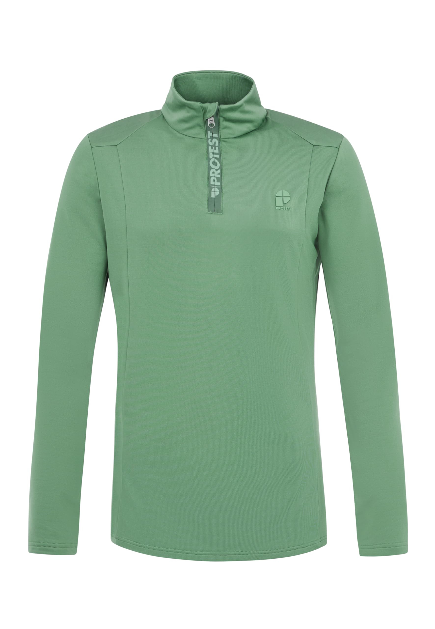 Protest Men 1/4-Reißverschluss REWILL 1/4 Zip Active top Marl Green XXL