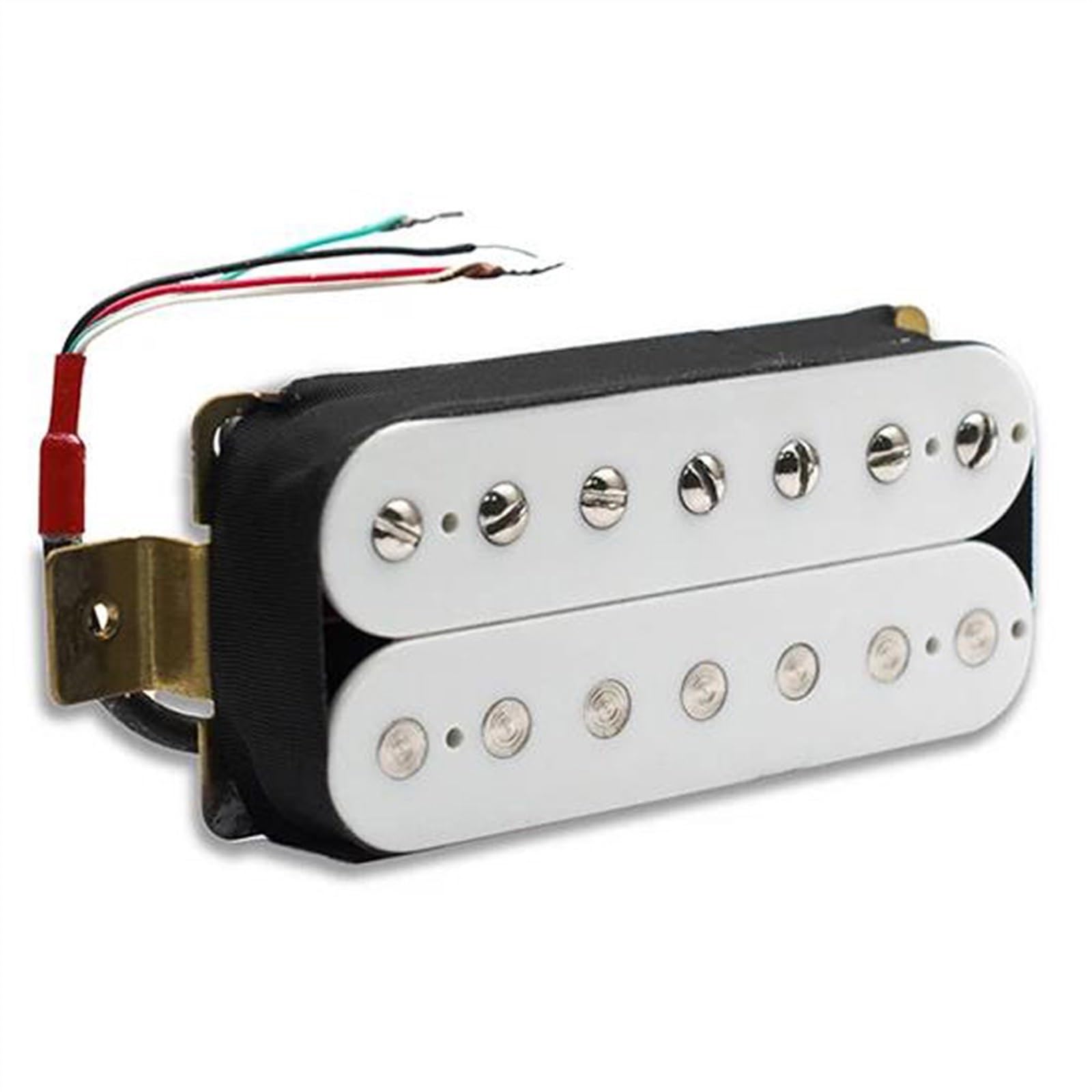 Weiß 7 Saiten E-Gitarre Humbucker Hals Pickup Coil Splitting Pickup Gitarrenteile Single-Coil-Tonabnehmer