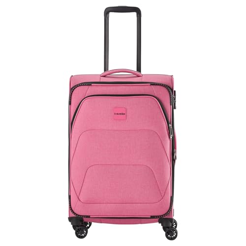 Travelite Adria Trolley 4 Rollen 67 cm 67cm Weichgepäck 60L Rosa