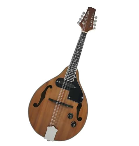 Mandoline Instrument Mandoline Elektrische Achtsaitige Mandoline Massivholz Plug-in Gitarre Mandoline(A-Wood)