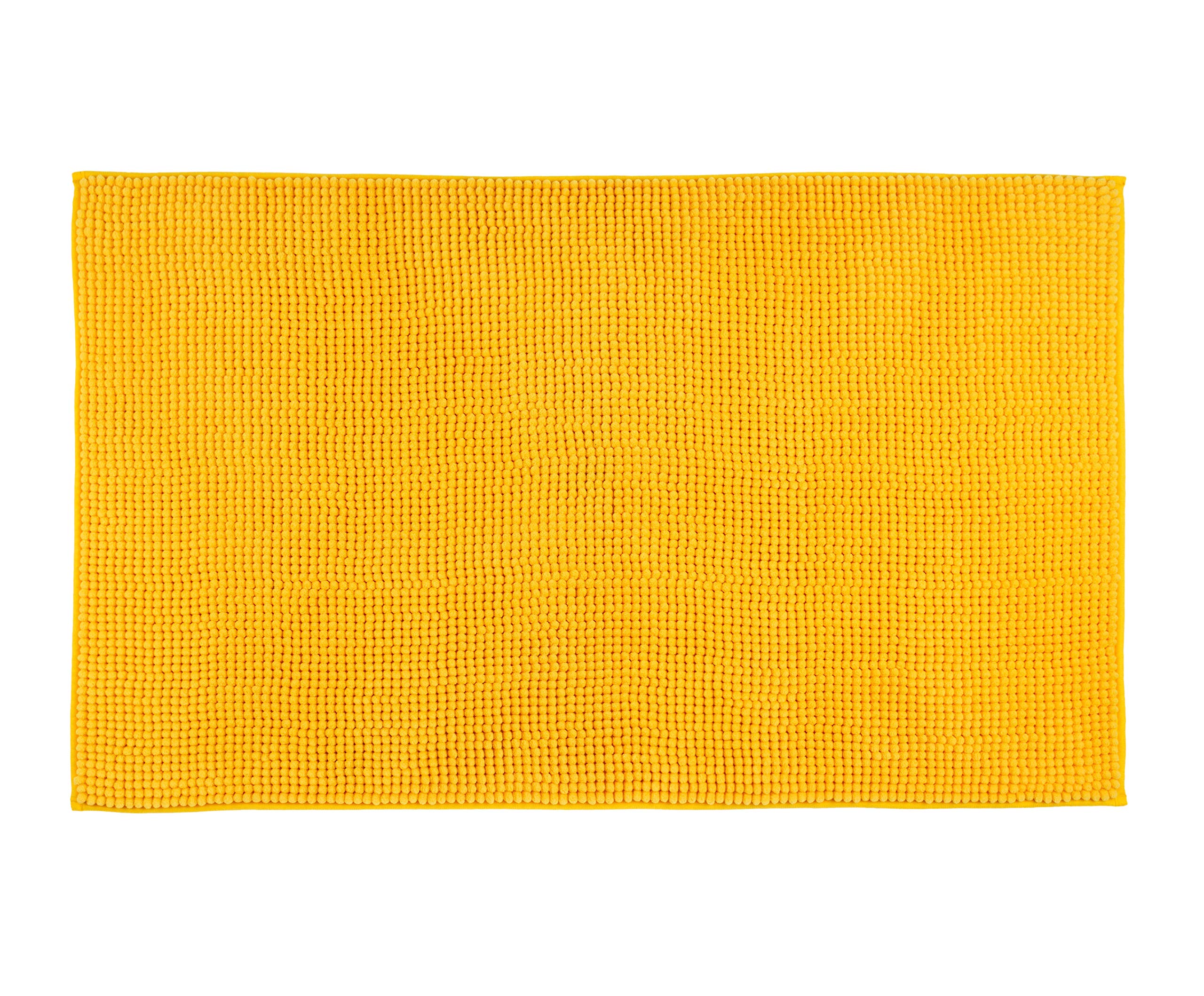 Gözze - Anti-Rutsch-Badematte, Superweich, 100% Mikrofaser, 70 x 120 cm - Gelb