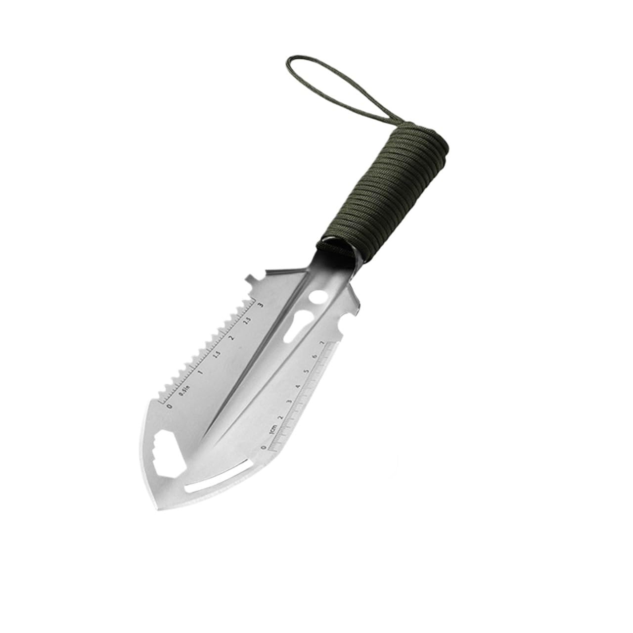 Outdoor Gartenschaufel Garden Knife, Ergonomischer Griff Handschaufel, Alle Lhre Gartenbedürfnisse zum Jäten Reinigen Pflanzen Düngen, Schneeschaufeln Enteisen Reinigen(Green)