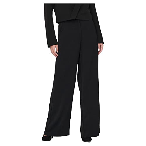 JdY Damen Jdyvincent Hw Wide Pant Pnt Noos Chinohose, Schwarz, XL / 32L EU