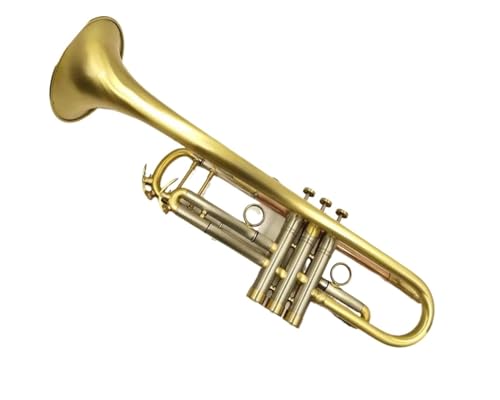 Standard Trompete Professionelles B-Trompeteninstrument mit Messingbeschichtung und Koffermundstück