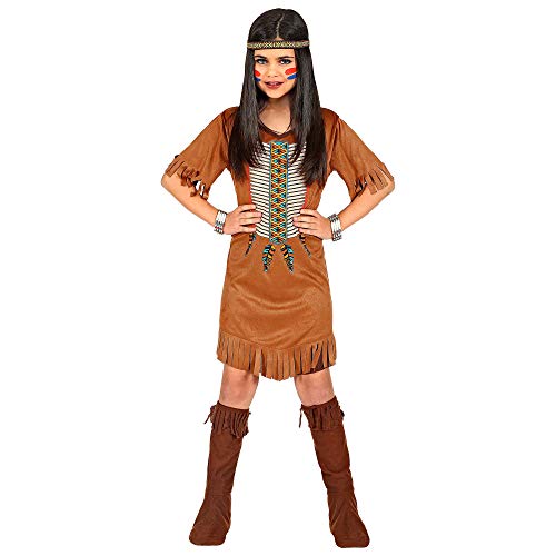 "NATIVE INDIAN" (dress, headband) - (104 cm / 2-3 Years)