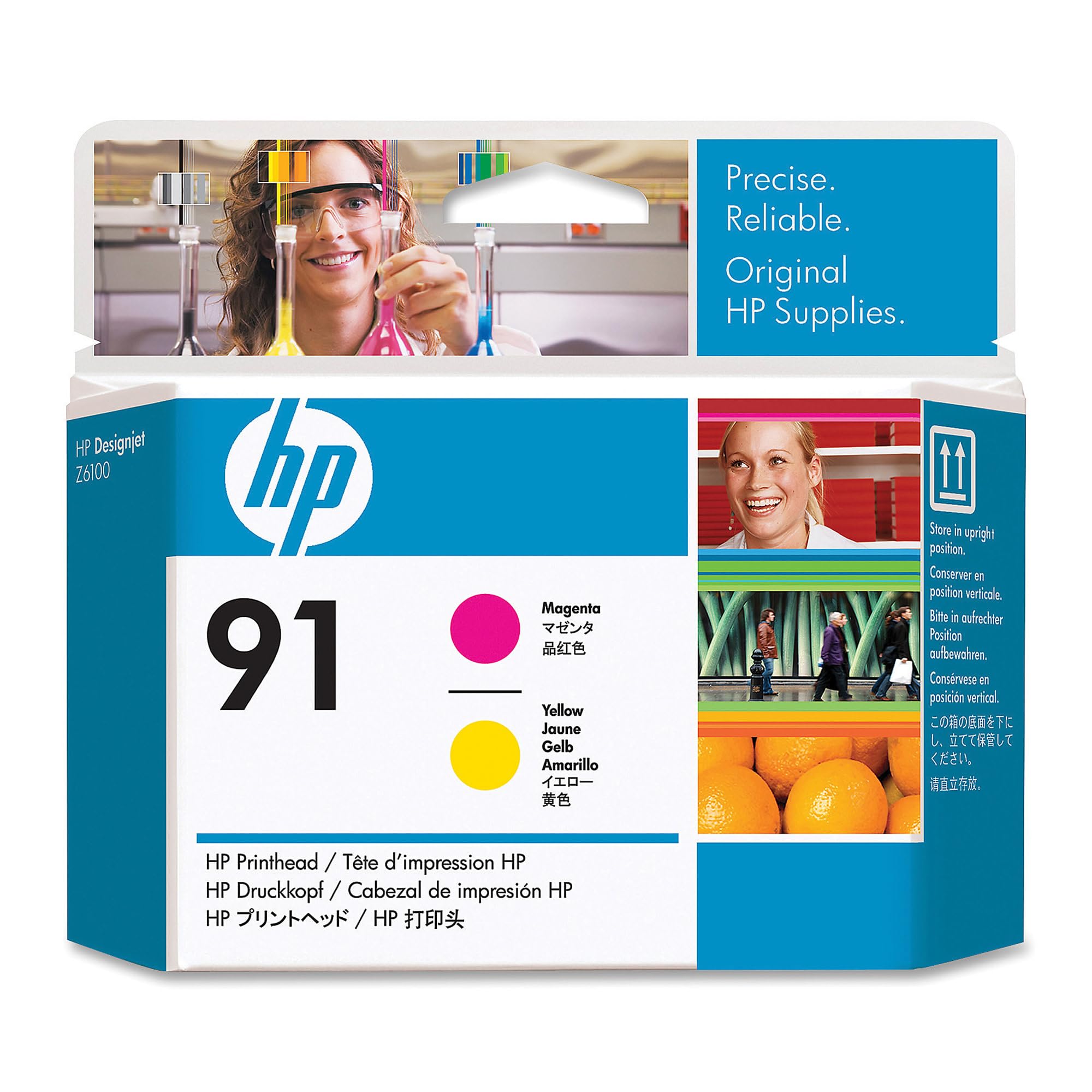 HP Original 91 Druckkopf Magenta und Gelb