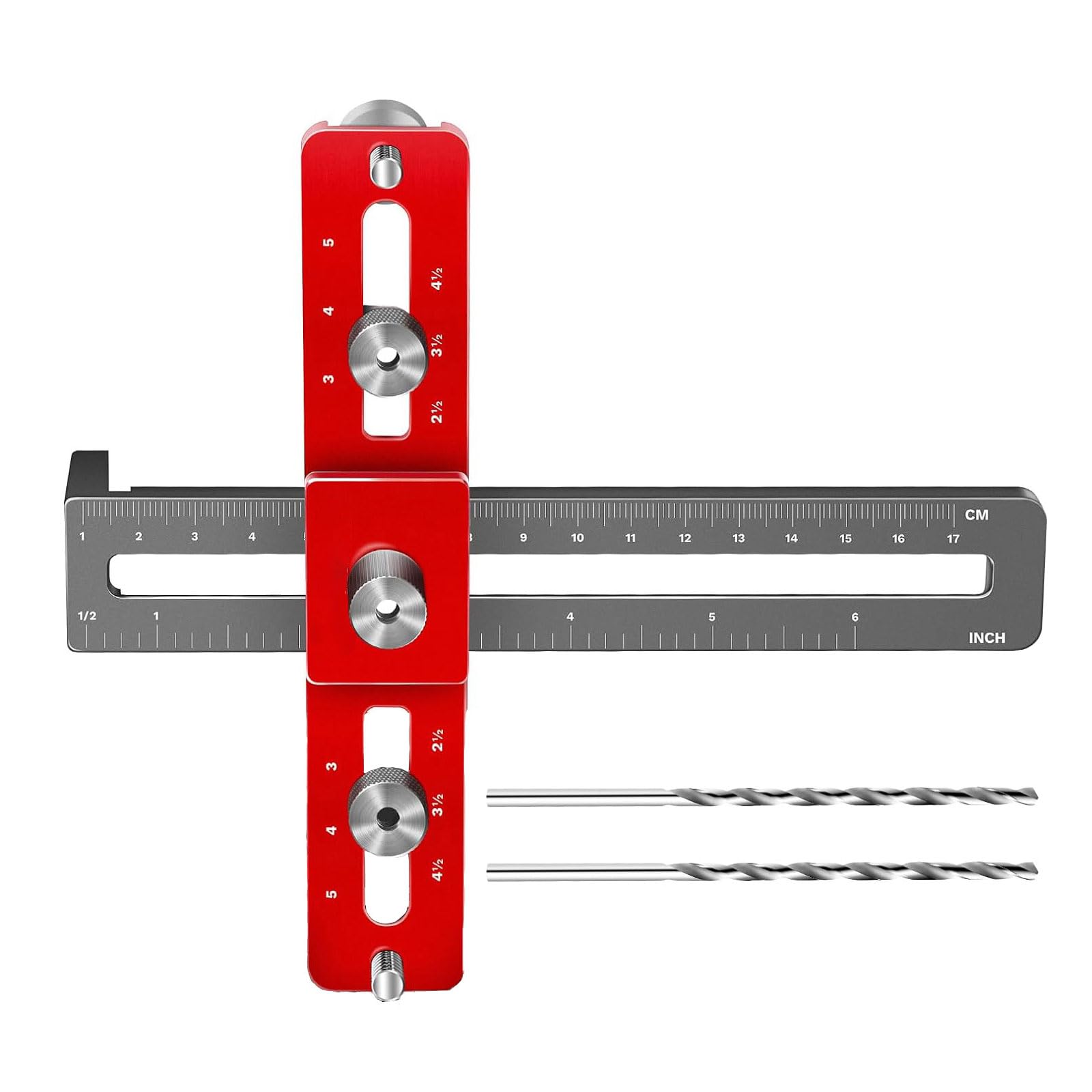 Schränke Hardware Jigs Werkzeug Aluminium Schrankgriff Installationsschablone Werkzeug Schrank Locher Locator Drill Guide