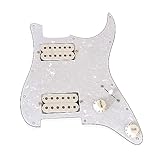 E Gitarrenbrett Gitarren Schlagbrett 3-lagiges PVC E Gitarrenbrett Schlagbrett Tonabnehmer Vorverdrahtetem Tonabnehmer