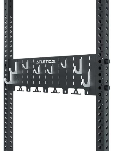 Atletica R8 Storage Plate | Aufbewahrungssystem | Lochwand mit Hakensystem zur Aufbewahrung von Griffen und Zubehör am R8 Power Rack