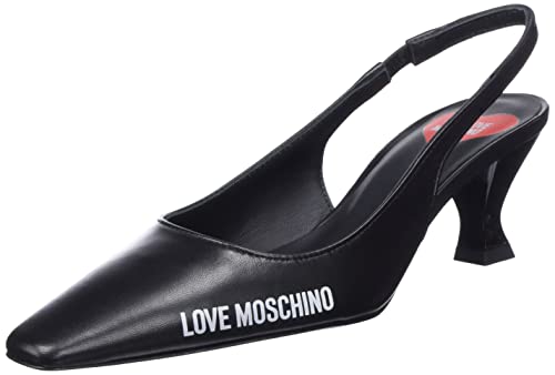 Love Moschino Damen Scarpad.rocchetto50 Nappa Schuh, Schwarz, 35 EU