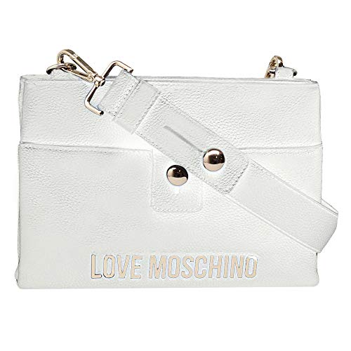 Love Moschino SS21 Damen Schultertasche Frühling Sommer 2021 Weiß Normal