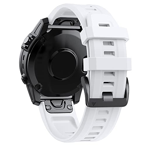 NEYENS 22 x 26 mm Smartwatch-Armbänder für Garmin Fenix 7 7X Silikonarmbänder Schnellverschluss Uhrenarmband Fenix 6X 5X 6 5 Plus/945 Armband Correa, 22mm Fenix 5-5Plus, Achat