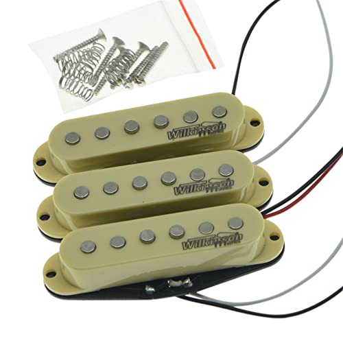 ZENGXUE Drei Einzelne Pickup-E-Gitarre-Single-Spule-Pickup-E-Gitarren-Zubehör Humbucker Tonabnehmer Set (Color : Black)