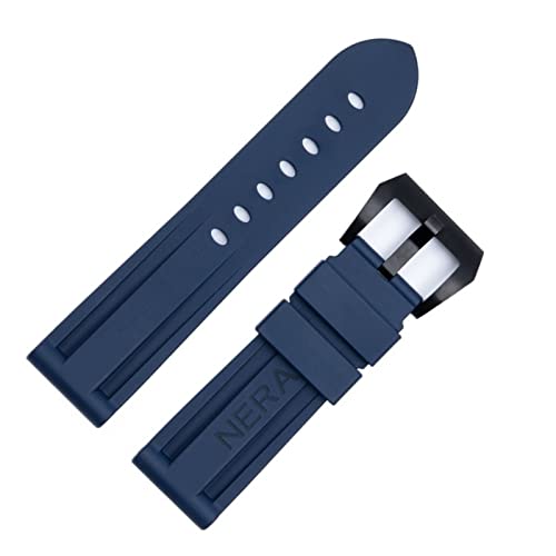 OPKDE Uhrenarmband aus Fluorkautschuk, 22 mm, 24 mm, für Panerai-Uhrenarmband, 24 mm, Achat