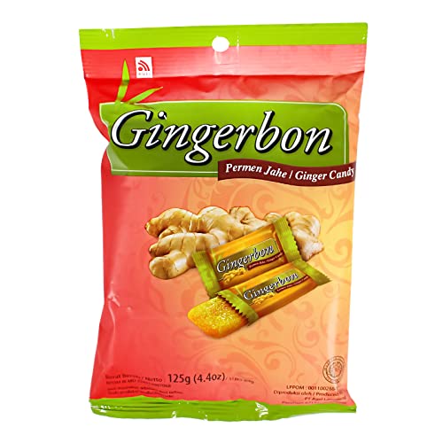 Gingerbon - Ingwerbonbons - 125g - Originaler Geschmack mit scharfer Note