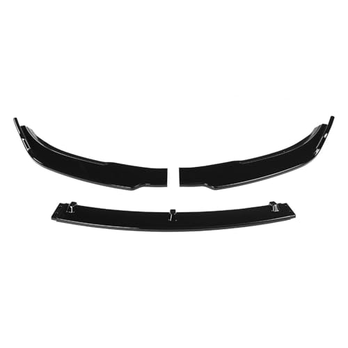 Splitter Für Tesla Für Modell 3 Limousine 2016-2021 Auto Front Lip Kinn Bumper Spoiler Splitter Körper Kit Schutz Abdeckung Deflektor Lippen Schutz Frontlippe(Glossy Black)