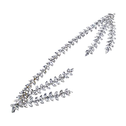 Handgefertigter Strass-Kopfschmuck mit Kristallen, Brautschmuck, Haarschmuck, Hochzeits-Kopfschmuck, Tiara für Braut, Brautjungfern, Haar-Dekor