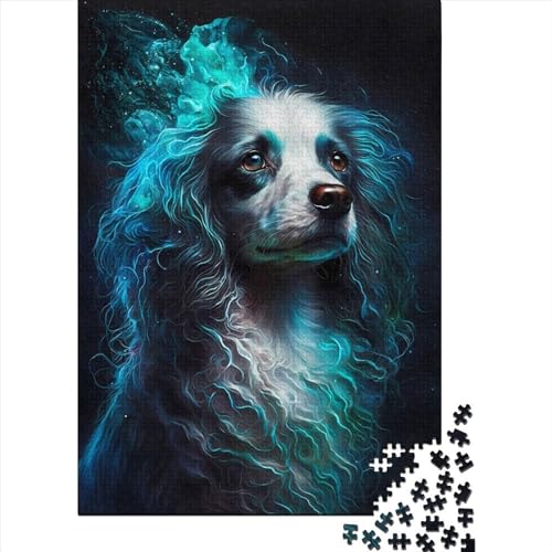 Pudelhund Visionary Fun Puzzle für Erwachsene 1000 Teile 1000 Teile Puzzle für Erwachsene Stressabbau Staycation Zeit totschlagen 75x50cm