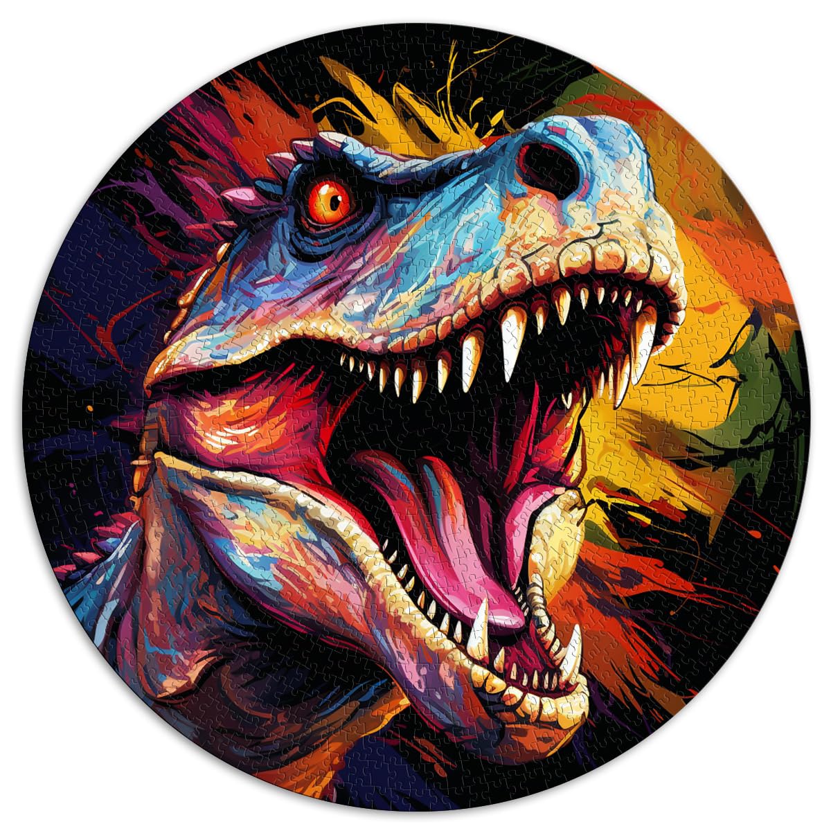 Puzzles Lernspiele Dinosaurier-Puzzle für Erwachsene 1000 Teile 67,5 x 67,5 cm Puzzlespiel Home Art Decor Anspruchsvolle Spielpuzzles