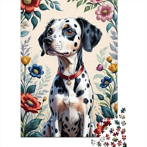 Tier-Fantasie-Hund, großes Puzzle für Erwachsene, 1000 Teile, für Erwachsene, schwierige Puzzles, Holzpuzzles für Erwachsene, Teenager (Größe: 75 x 50 cm)