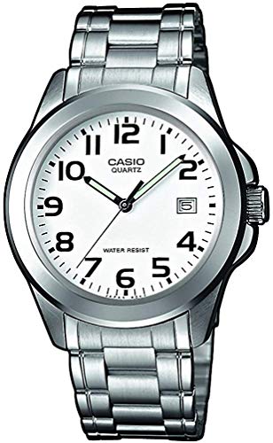 Casio Herren Uhr Analog Quarz mit Edelstahlarmband MTP-1259PD-7BEF