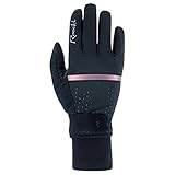 Roeckl Watou Damen Winter Fahrrad Handschuhe lang schwarz/pink 2023: Größe: 8.5