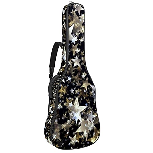 Anfänger Akustikgitarre Bundle Full Size Fichtendecke Cutaway Akustikgitarre Tasche ，Schöne Sterne