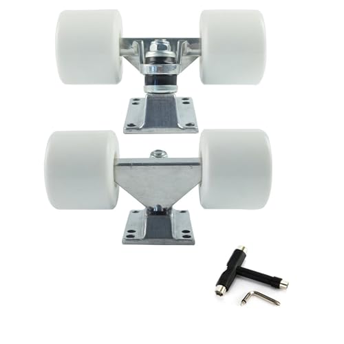 Zxfdsfdbnm Longboards Truck Wheel Skateboards Wheel Bracket Bridge Base PU Wheel Hardware Skateboards Zubehör