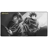 Konix Jujutsu Kaisen Gaming - Mauspad XXL 90 x 46 cm - rutschfeste Gummibasis - Motiv Yuji und Megumi