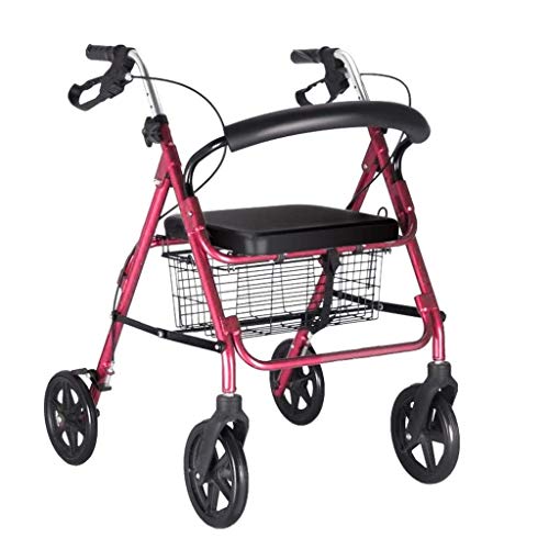 Standard Walker Ältere Trolley Multifunktions Walker Vierrädrigen Mit Walker Faltbar Mit Handbremsen Walker Geschenk Comfortable anniversary