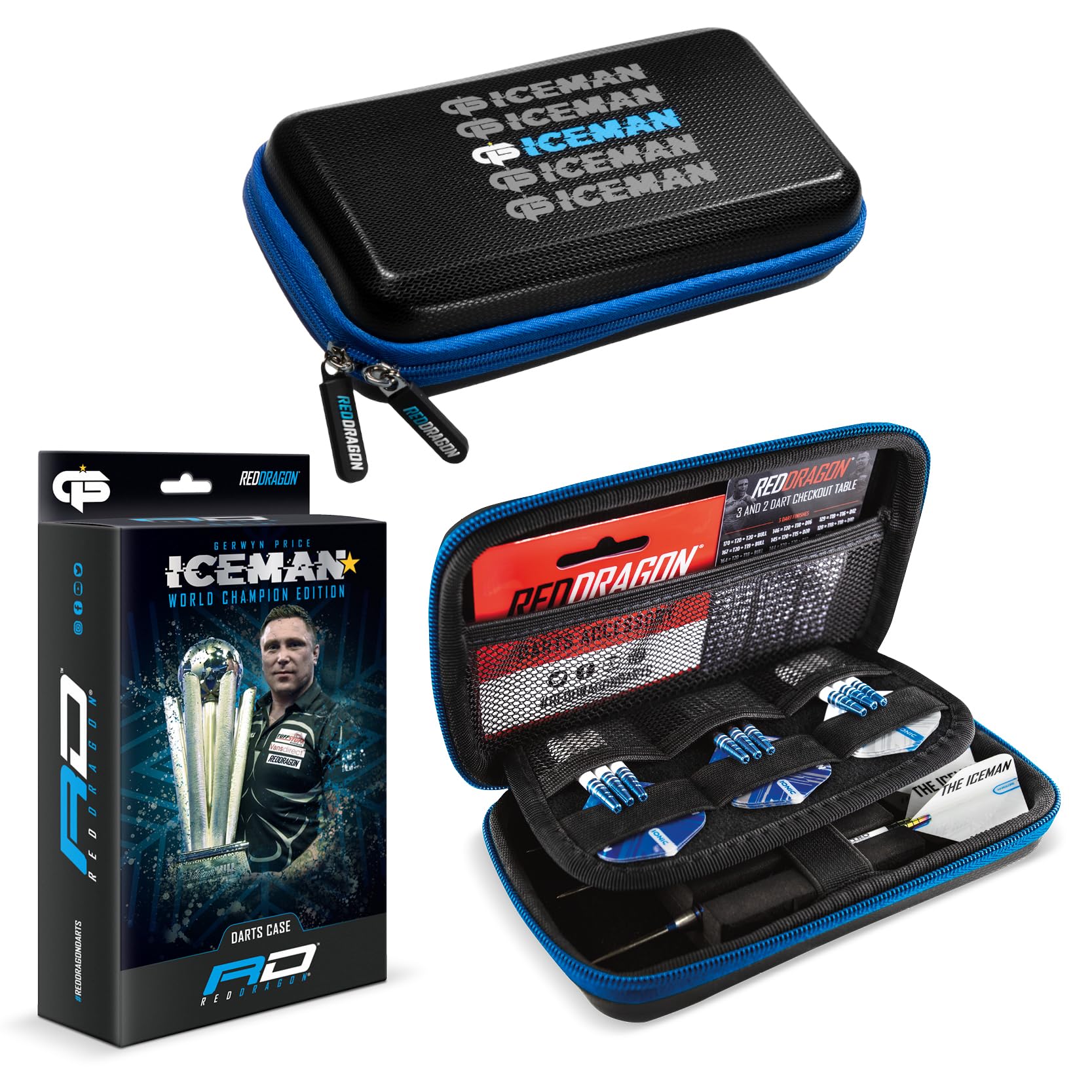 RED DRAGON Gerwyn Price Iceman Darts Case