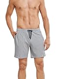 Schiesser Herren Mix & Relax Bermuda Schlafanzughose, Grau (Grau-Mel 202), 50