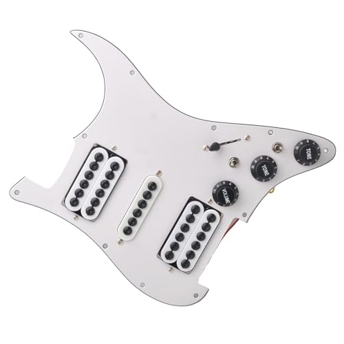 Standard-Pickguard-Tonabnehmer HSH E-Gitarren-Schlagbrett, Tonabnehmer, vordere Abdeckung, Schaltungsbaugruppe, exquisites Teile-Set