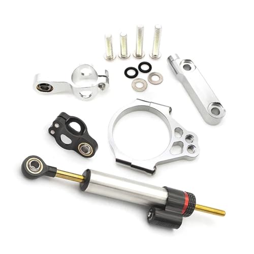 Dämpfer Lenkungsstabilisator Motorrad Lenkung Dämpfer Stabilisieren Dämpfer Halterung Montage Kit Für Kawasaki 650 2015-2020 CNC-Halterung(Ac2)