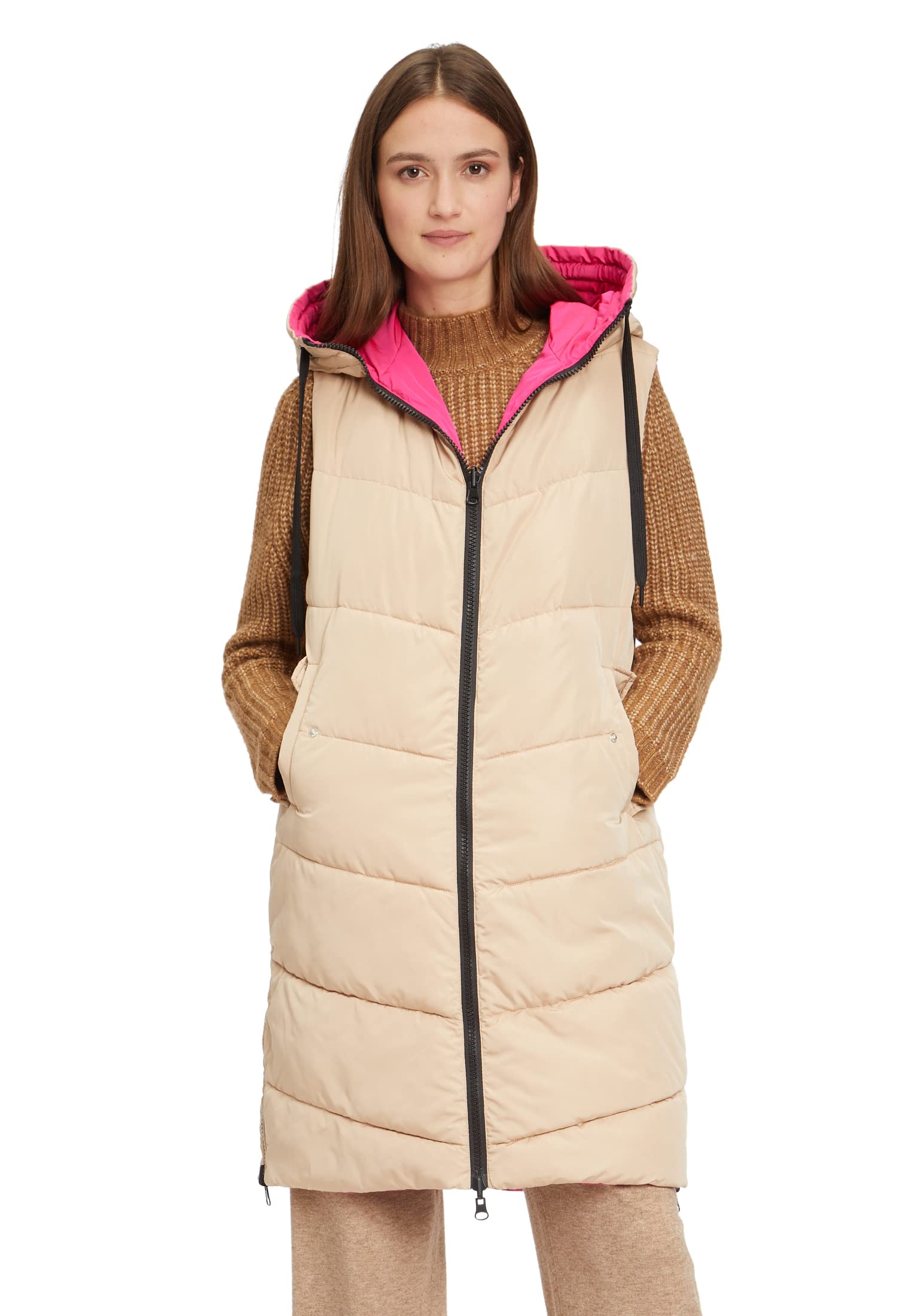 Cartoon Damen 7145/7213 Outdoor Weste, Camel/Pink, L EU