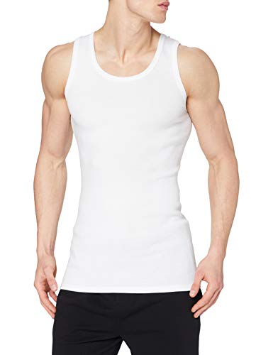 JBS Herren Basic Unterhemd Dess. 300, Weiß, XL