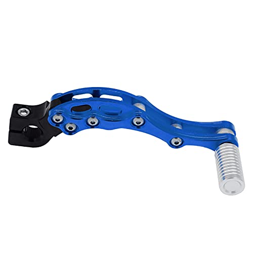 Skdvy Dirt Bike Klappbarer Schalthebel, Motorrad CNC Aluminium einstellbar Klappzahnradschieber Schaltpedalhebel Fit für 50/110/125/150 / 250cc ATV Dirt Bike Bike Bikes(Blue)