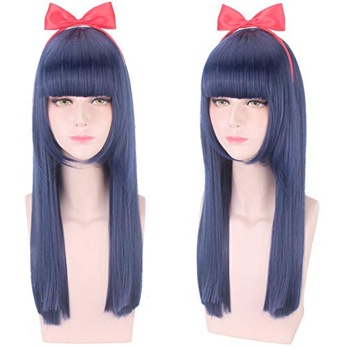 LINLINCD-Wig Anime Cosplay Perücke for Fasching Nachtleben CluI Party Dress Up Perücke und PIPI Beauty's Daily Cos Qi Bangs Tiger Mouth Clip Cos Perücke Farbe: PIPI Beauty