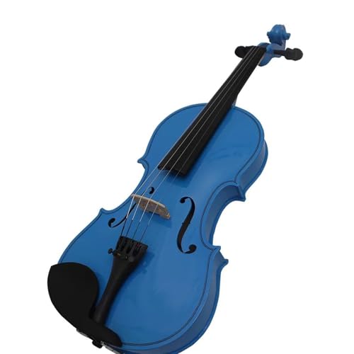 Standard Violine 4/4 Violine Dunkelblau Massivholz Violinenset Für Üben