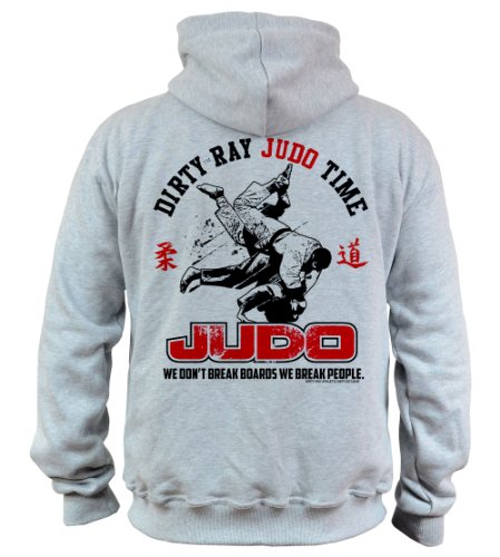 Dirty Ray Kampfsport Judo Time Herren Kapuzenpullover BDT10 (L)