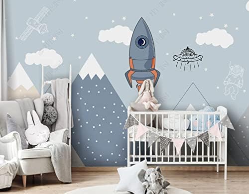 Kinderzimmer Handgemalte Weiße Wolkenwand 3D Tapeten Wanddekoration Fototapete Sofas Wohnzimmer Wandbild Schlafzimmer-150cm×105cm