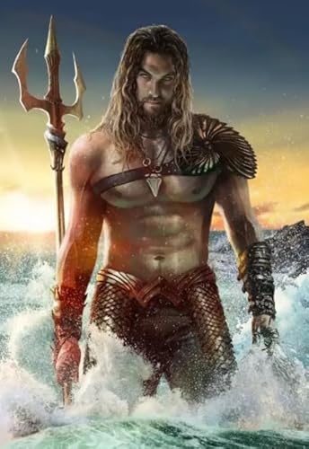 HfmQuisutron Jigsaw Puzzle 1000 Teile Film Momoa Poster Für Puzzle Home Stressabbau Spiel Xy124Tk