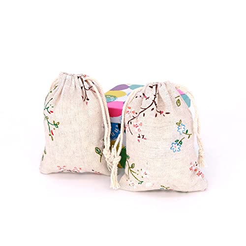 Stoffbeutel mit Kordelzug 20 teile/los Kleine Baumwolltaschen 8x10cm Leinen Kordelzug Beutel Geschenkbeutel Muslin Sachet Charms Schmuck Verpackung Taschen & Beutel Jutebeutel Geschenktüten mit Kord