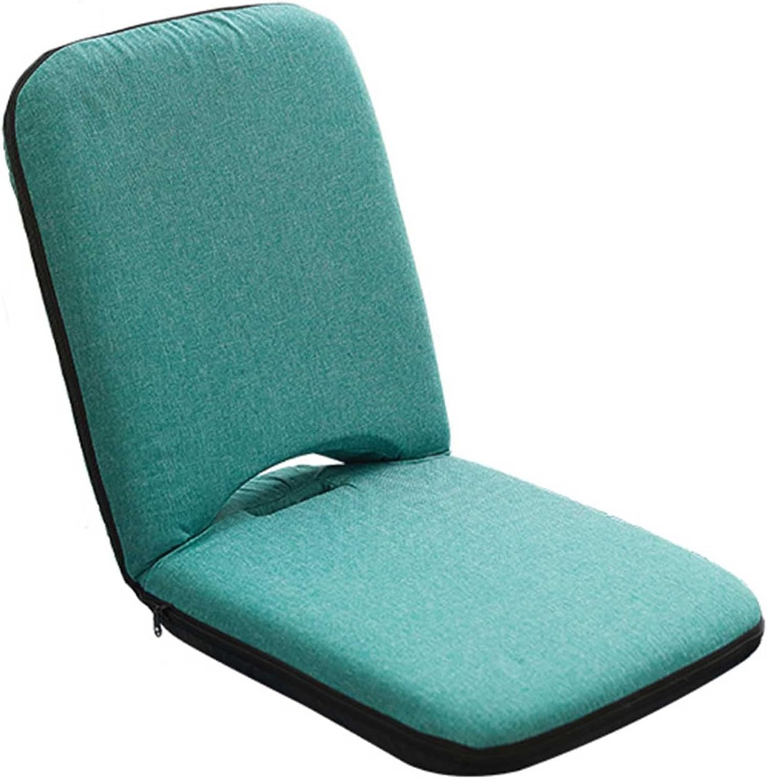 Bodenstuhl Klappbar, Tragbarer Bodenstuhl Mit Rückenstütze Japanischer Beinloser Bodenstuhl 5 Geschwindigkeiten Höhenverstellbar,Bodensofa Bodenkissen Reading Chair F,43 * 52 * 50cm