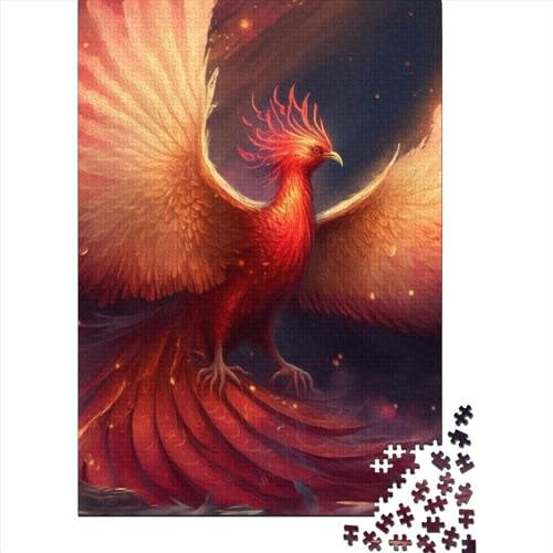 Phoenix Holzpuzzle, Puzzle für Erwachsene und Teenager, 1000 Puzzles für Erwachsene, Weihnachts- und Geburtstagsgeschenk für Erwachsene und Teenager, 75 x 50 cm