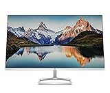 HP M32f Monitor - 31,5 Zoll Bildschirm, Full HD IPS Display, 75Hz, 7ms Reaktionszeit, VGA, 2xHDMI 1.4, AMD Freesync, silber/schwarz